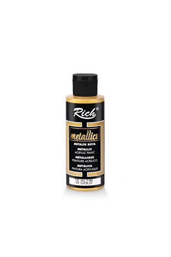 Rich 720 Altın Metalik Akrilik Boya 120cc