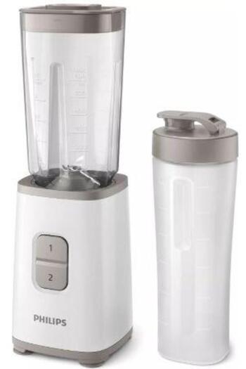 Philips Miniblender Philips Daily Collection HR2602/00, 350 W, 1l, 2 Viteze (Alb)