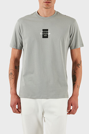 Armani Exchange Armani Exchage 100% Cotton Regular Fit Logo t Shirt Men t Shirt Xm 000767   Af12308 U8051