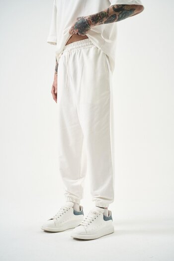 Respire Ανδρικά παπούτσια Basic Jogger Sweatpants Ecru