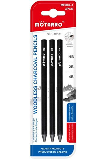 MOTARRO Woodless Charcoal Pencils 14.5 cm