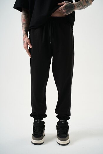 Respire Ανδρικό Basic Jogger Sweatpants Μαύρο
