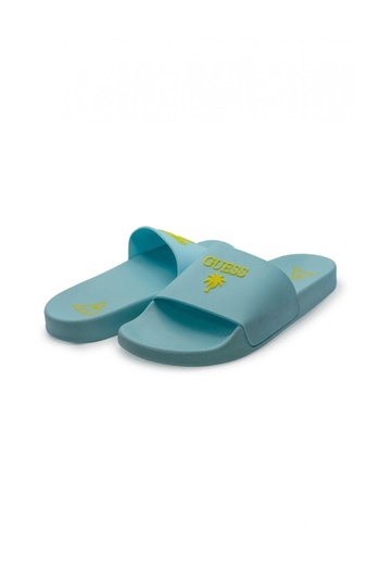 Guess Slides Palma Men's Blue Slippers F5Gz05Bb00F-A739