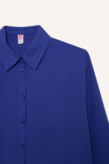 DeFacto Regular Fit Cotton Beach Shirt-Fall in Love W8241Az25Sm