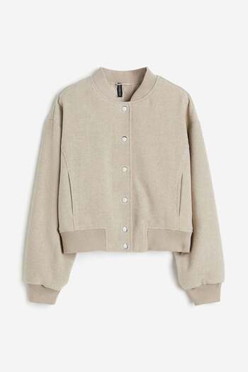 H&M Felted bomber jacket