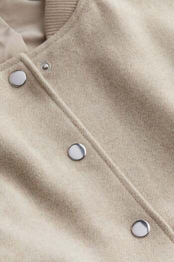 H&M Felted bomber jacket
