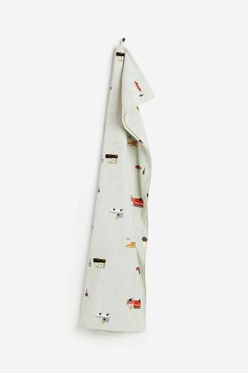 H&M Patterned bath towel