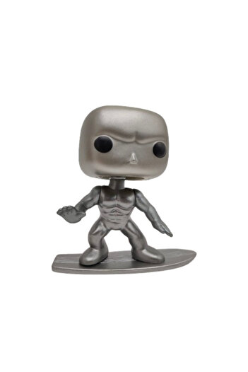 Funko about 10cm 19 No Box Norrin Radd 19 SILVER SURFER With Surfboard Action Figure Toys Vinyl Figurine D