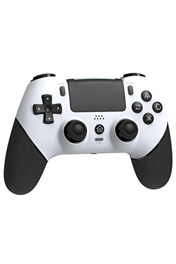 Choice3 White Wireless Gaming Controller 6 Axis Gyro Bluetooth Console Controller Macros Turbo Dual Vibratio