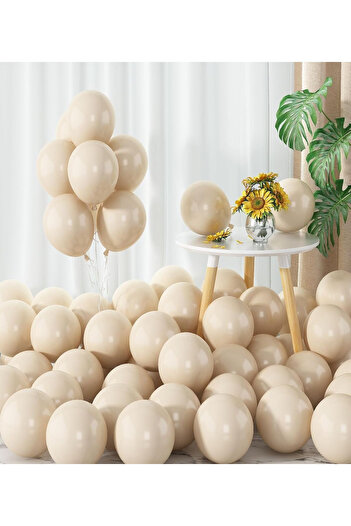 BALON DİYARI 40 Skin Color Color Balloons – Helium Compatible, Quality and Durable