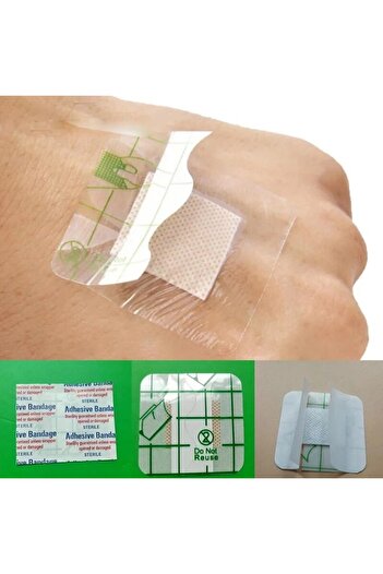 choice2 100pcs Square Bandage for Children, Waterproof Medical Wound Patch, First Aid for Cuts and Abrasions