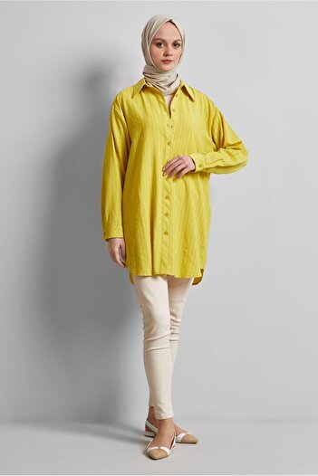 Alvina Drawn Shirt Tunic 44800