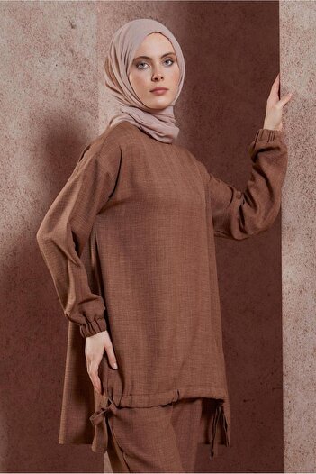 Alvina Bicycle Collar Trousers Suit 44436