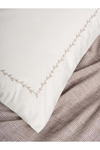 CEKAVE Embrova Chenille Double Bedspread/Pique Set Loom Beige