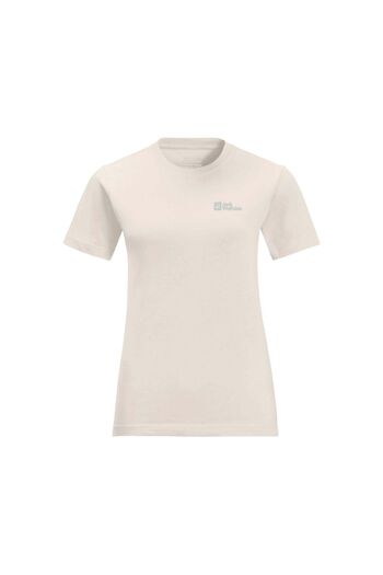 Jack Wolfskin Essential t W White Women's Short Sleeve T-Shirt