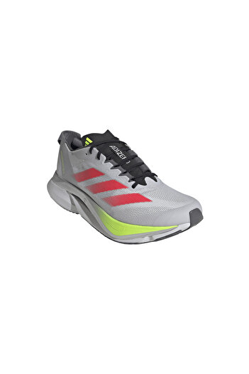 adidas Adizero Boston 12 Men's Gray Road Running Shoes Men's Road Running Shoes Ji4472