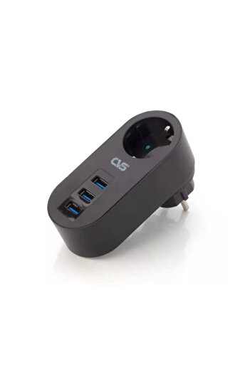 CVS DN 9204 Akım Koruma Özellikli Tekli 3 USB Priz