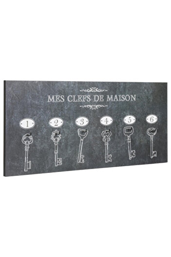 Atmosphera Franck 6-Hook Decorative Key Hanger 19 x 44cm