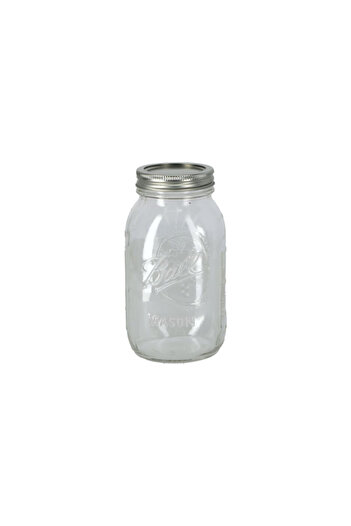 Ball 12-Piece BPA-Free Glass Mason Jar with Airtight Lid 900ml