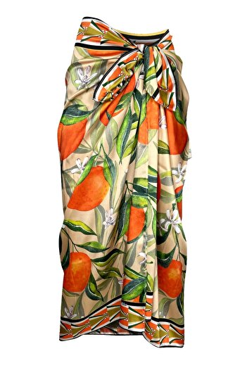 Bolder Stella Orange Season Long Pareo (Not Shows) 100*145