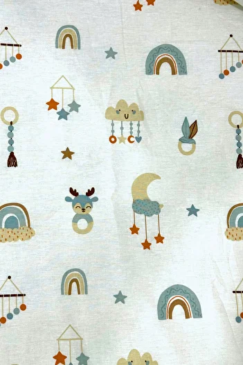 minial Mother so Bed Elastic Cotton Sheet Set (50X90) Pillow Case (35X45)
