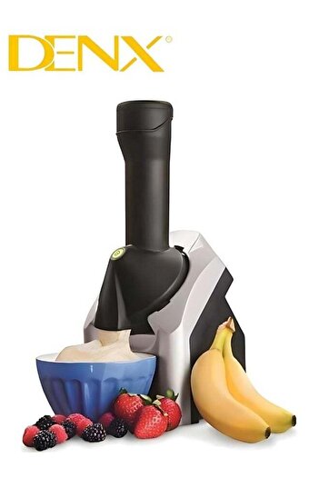 Denx Dessert and Ice Cream Maker Silver/Black
