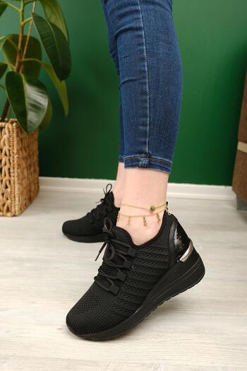 Oksit Delisle Mesh Thick Heeled Women's Sneaker