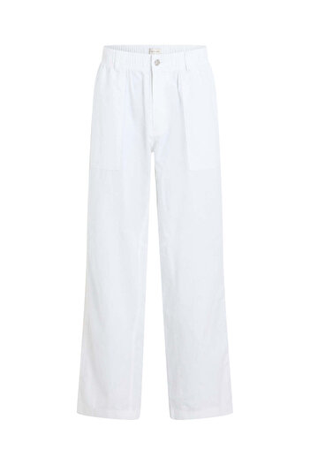 Calvin Klein Erkek Beyaz Pantolon