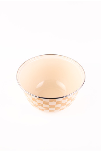 EMAYlab 24cm - 4Lt Document Enamel Mixing Bowl