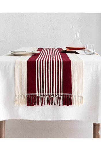 Madame Coco Virlet Runner - Rot/Beige