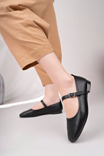 Aymood Elastic Ballerina Daily Orthopedic Sole Women's Shoes