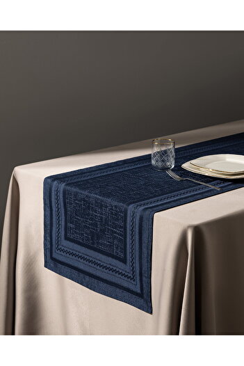 Madame Coco Livron Läufer – Marineblau – 45 x 160 cm