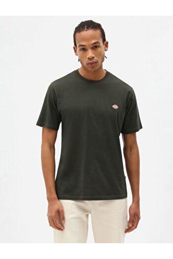 Dickies Ανδρικό σκούρο πράσινο μπλουζάκι Dickies SS Mapleton Olive Green