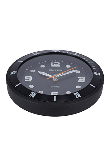 KRYPTON Large Round Wall Clock - Modern Design, Easy To Read Decorative Clock For Living Room & Bedroom