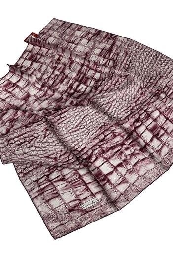 Pierre Cardin 90X90 Silk Crepe Satin Scarf 90 X 90 Dusty Rose