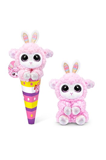 Zuru Coco Cone Pembe Kuzu Peluş Oyuncak | Renkli Koni Kutulu Sevimli Peluş