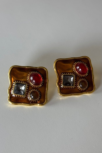 Beca Atelier Mixmatched Gems Earrings