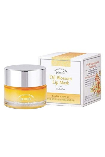 Petitfee Oil Blossom Lip Mask Sea Buckthorn Oil, 15g
