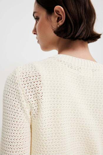 H&M Textured-knit cardigan