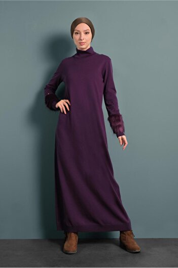 Alvina Sleeves Feather Kit Dress 40013