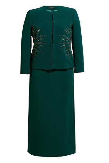 Alvina Stone Large Size Dress Suit 30352