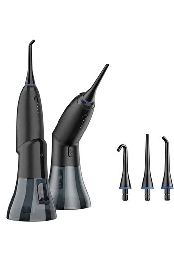 COOYA Portable Water Flosser For Dental Care,With Three Nozzles,250ML Large Capacity,360°Angle All
