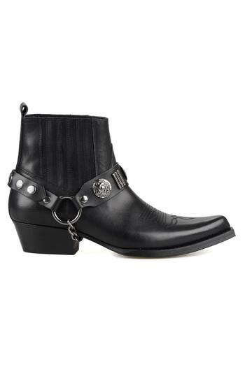 FootCourt Siyah Erkek Kovboy Botu (NEW YORK)