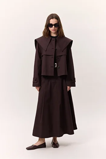 Manuka Wide Skirt with Pocket Detail