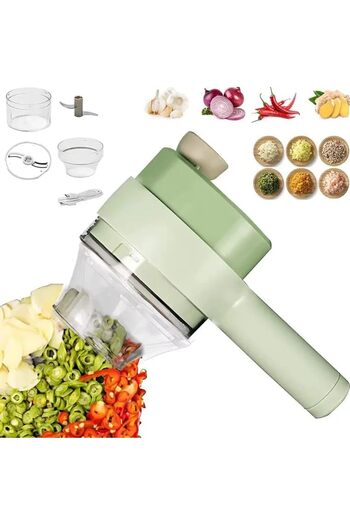 fulina Handheld Electric Vegetable Chopper, Food Chopper, Fruit Slicer for Kitchen Cooking
