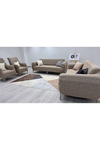 GüzelHanem koltuk kılıfı 3.3.1.1 koltuk örtüsü ağaç kabuğu desen esnek kumaş lastikli