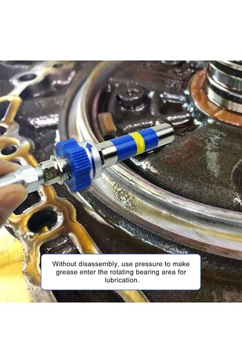 fulina High Pressure Grease Coupler,Quick Lock and Release Grease Tool Tip Adapter,for Tight Spaces