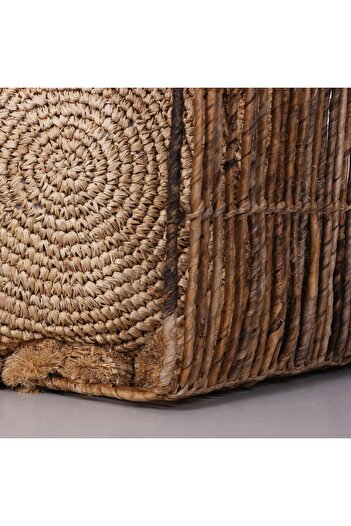 Mylamp BABİL DOĞAL MUZ LİFİ ODUNLUK & SEHPA & SAKLAMA DÜZENLEME 48x40 cm