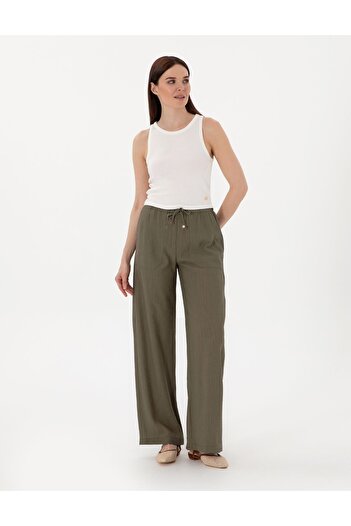 Pierre Cardin Khaki Loose Fit Trousers 50306511-Vr027
