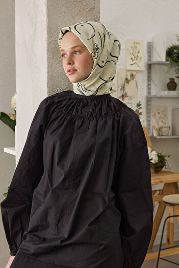Fresh Eloise Patterned Cotton Silk Ecrapt Ecru